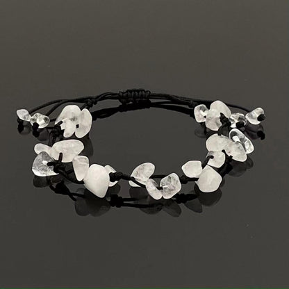 Simple Woven Irregular Natural Gravel Handmade Design Bracelets