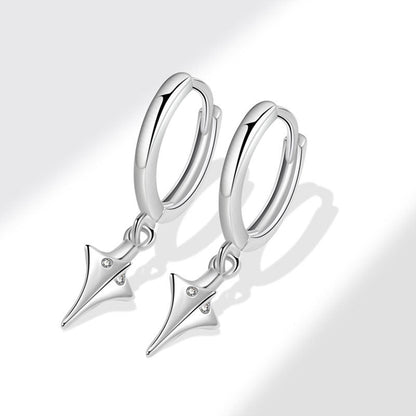 Men's Asterism Pendant Niche Trendy Unique Ear Clip Earrings