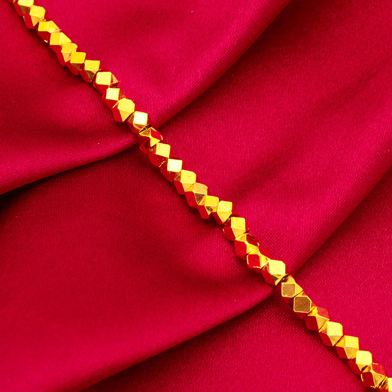 Women's Fashion Petty Gold Two Vietnam Placer Bracelets