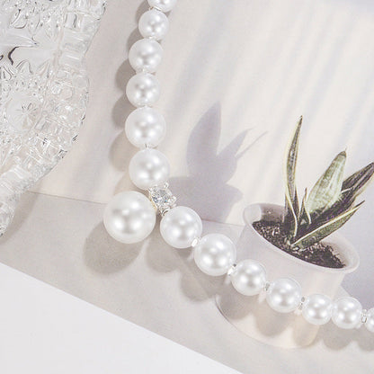 Women's Small Pieces Of Sier Pearl Light Luxury Necklaces