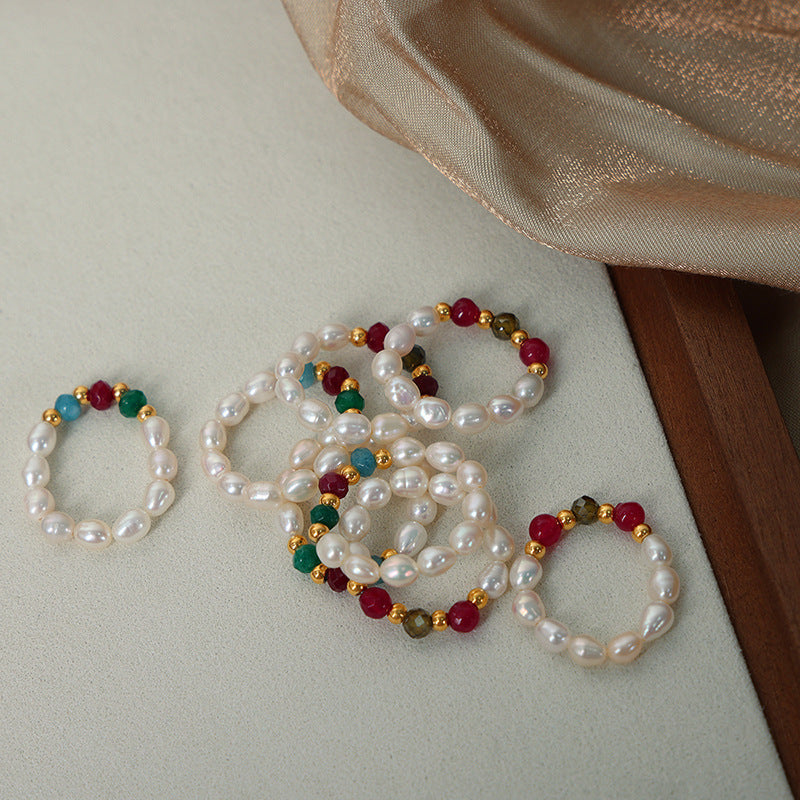 Women's Sense Affordable Luxury Fashion Simple Personality Natural Rings