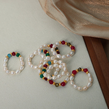 Women's Sense Affordable Luxury Fashion Simple Personality Natural Rings