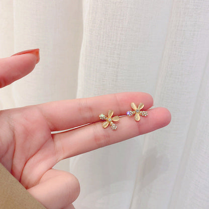 Women's Ear Geometric Bow Eardrops Graceful Full Earrings