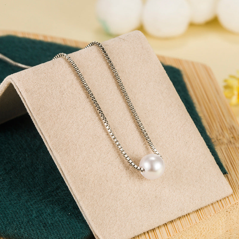 Pendant Sier Plated Keel Chain Ornament Stylish Necklaces