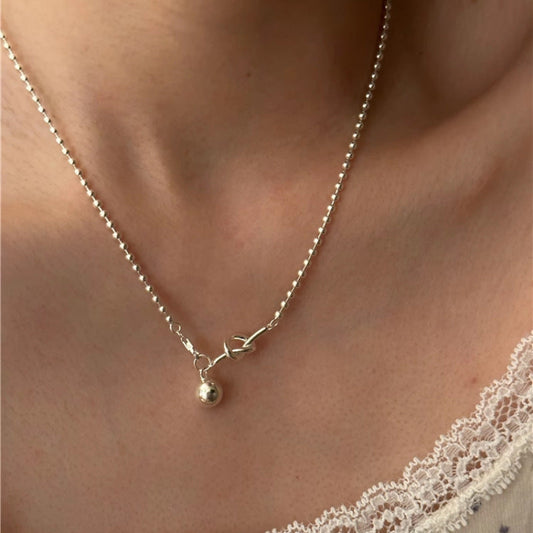 Women's Knotted Small Balls Minimalist Fashion Exquisite And Versatile Necklaces