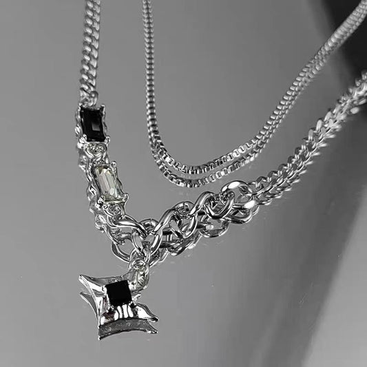 Men's Sense Hip Hop Style Couple Boys And Clavicle Necklaces