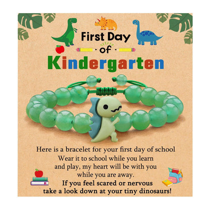 Opening Gift Green Aventurine Adjustable Black Frosted Bracelets