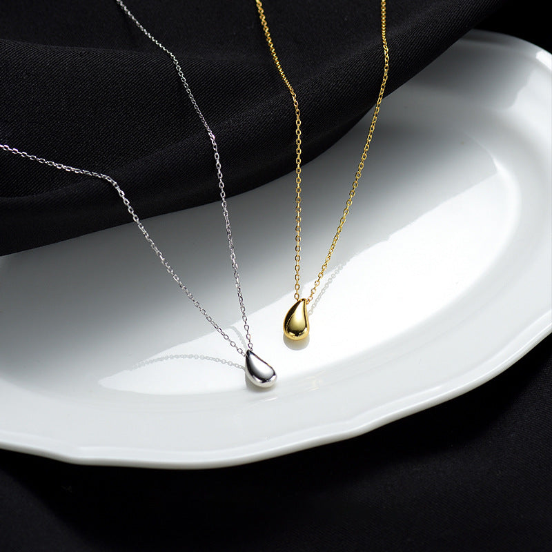 Titanium Steel No Fading Raindrop Female Necklaces