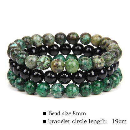 Women's & Men's & Fashion Ornament Natural Stone Bead Bracelets
