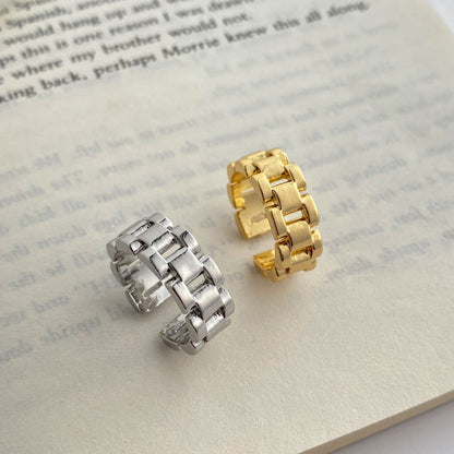 Female Opening Adjustable Cold Style Daily Copper Rings