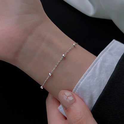 Titanium Steel Starry Little Golden Beans Bracelets