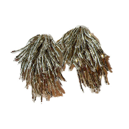 Thousand Gold Visual Sense Dark Waterfall Tassel Ear Personalized Earrings