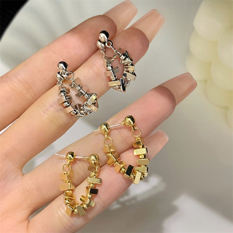 Women's Design Metal Square Chain For Trendy Earrings