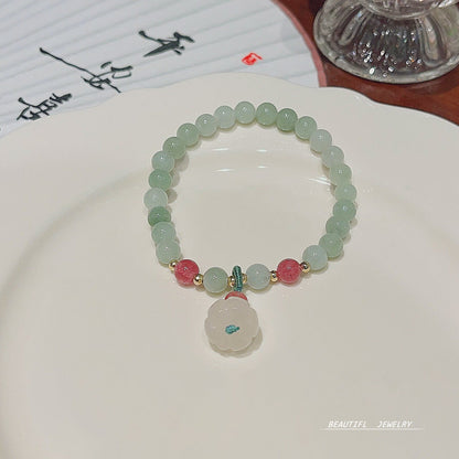 Women's Fashion Creative Natural Stone Crystal Pearl Bracelets