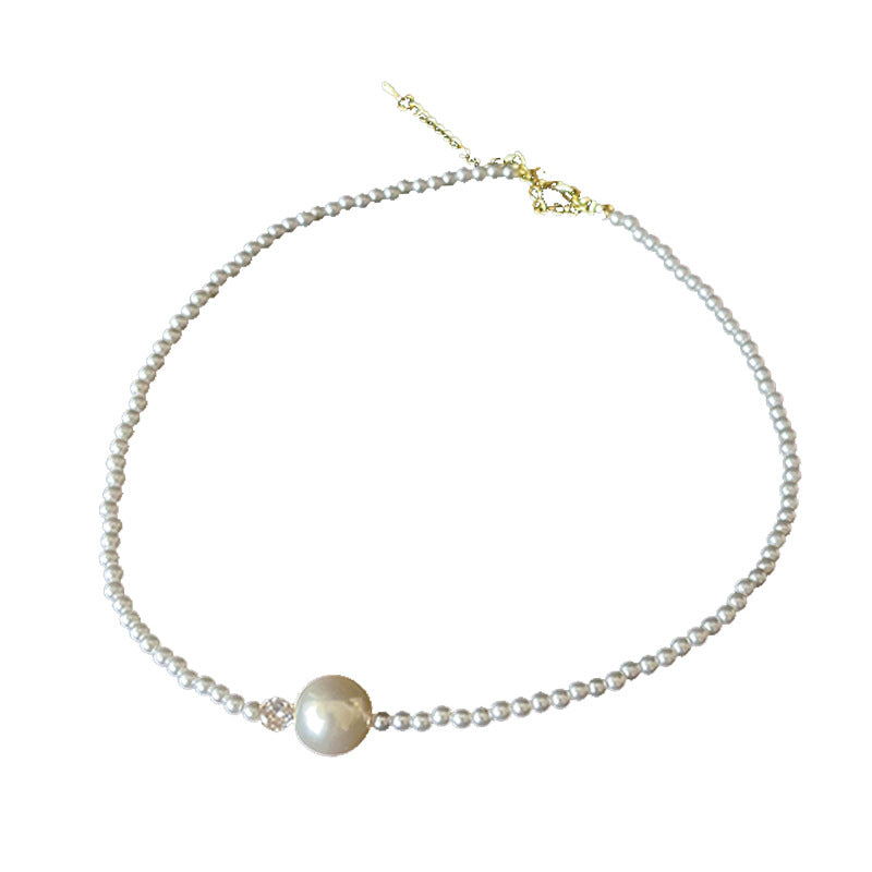 Korean Style Super Fairy Clavicle Chain Vintage Bridal Pearl Necklaces