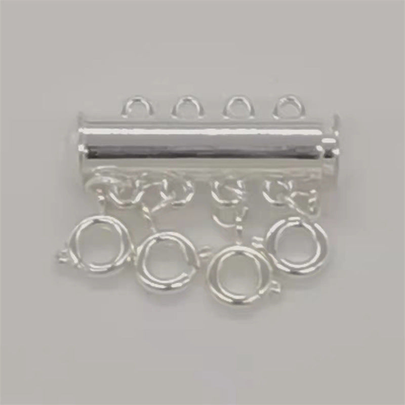 Accessories Magnetic Snap Connection Buckle Double Necklaces