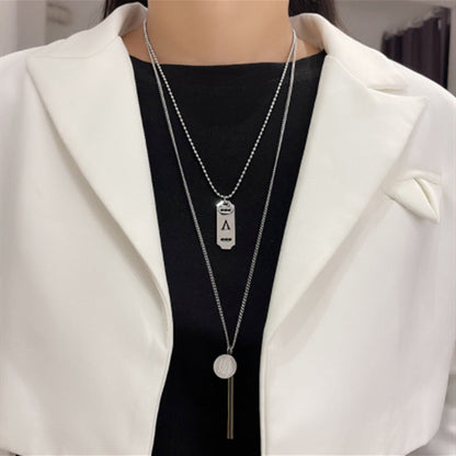 Women's & Men's & Sweater Chain Long And Trendy Hip Hop Necklaces