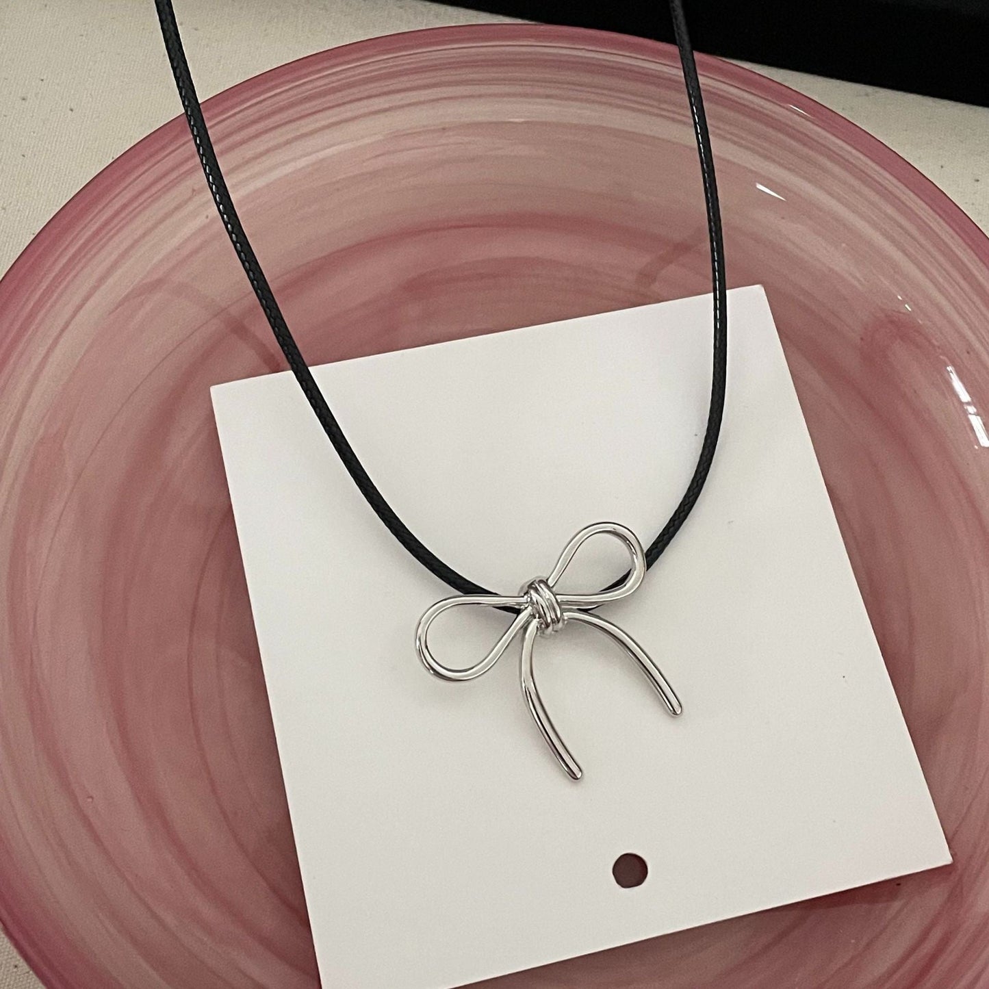 Black Rope Fashion Commuter Geometric Clavicle Chain Necklaces