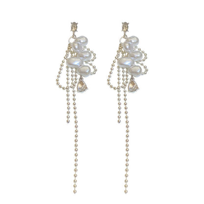 Women's Needle Pearl High-grade Sense Elegant Accessories Earrings