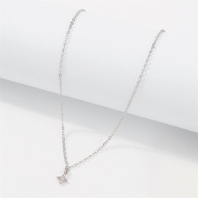 Diamond Inlaid Short Fresh And Stylish Niche Necklaces