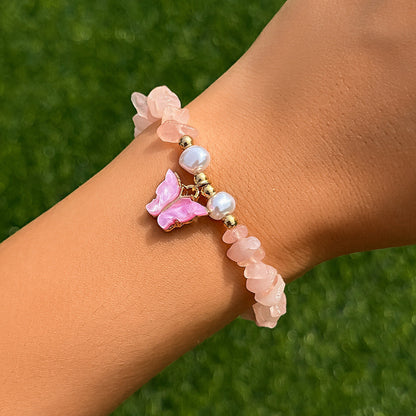 Gravel Beaded Clavicle Chain Pastoral Style Necklaces