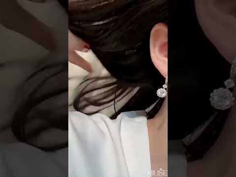 Noble Halo Round Cut Drop Sterling Silver Earrings-Miusejewelry
